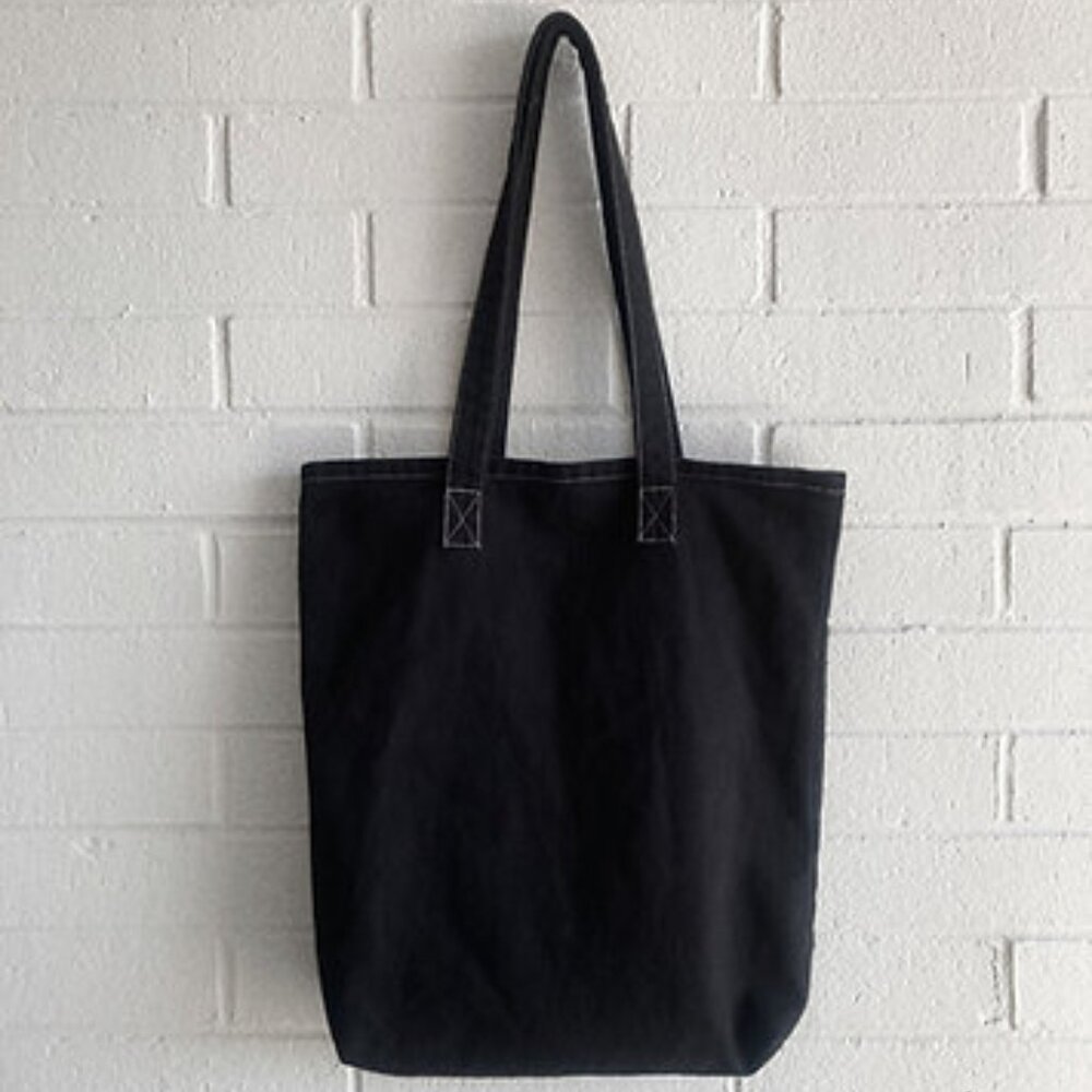 Contrast Denim Tote